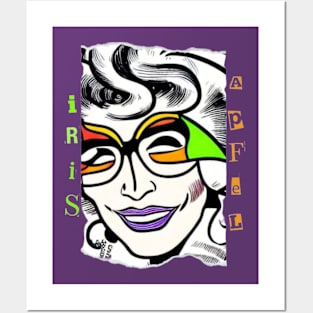 IRIS APFEL FASHION Posters and Art